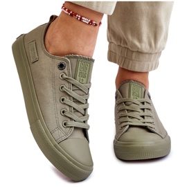 Women's Classic Low Sneakers Big Star LL274028 Green Women's Classic Low Sneakers Big Star LL274028 Green