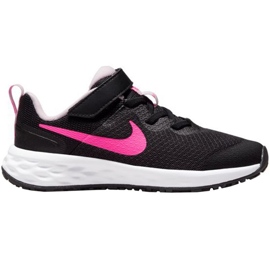 Nike Revolution 6 Jr DD1095 007 shoes black Nike Revolution 6 Jr DD1095 007 shoes black