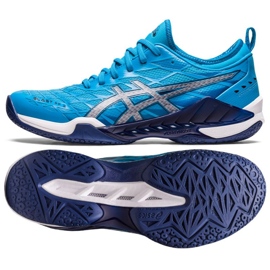 Asics Blast Ff 3 M 1071A076 400 handball shoes blue blue