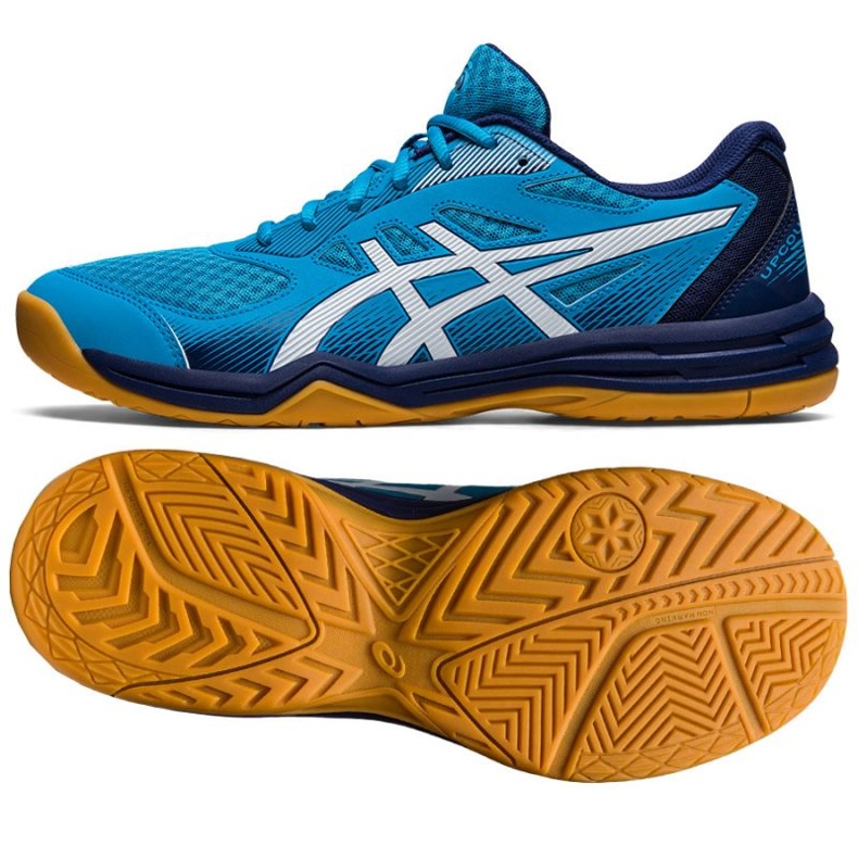 Asics Upcourt 5 M 1071A086 402 volleyball shoes blue blue