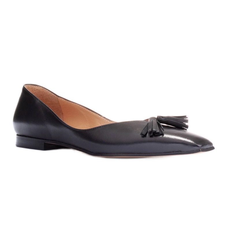 Marco Shoes Subtle ballerinas with fringes black