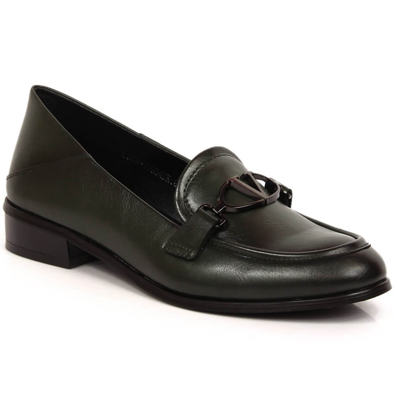 Women's green low-heeled shoes Vinceza 10904 Women's green low-heeled shoes Vinceza 10904