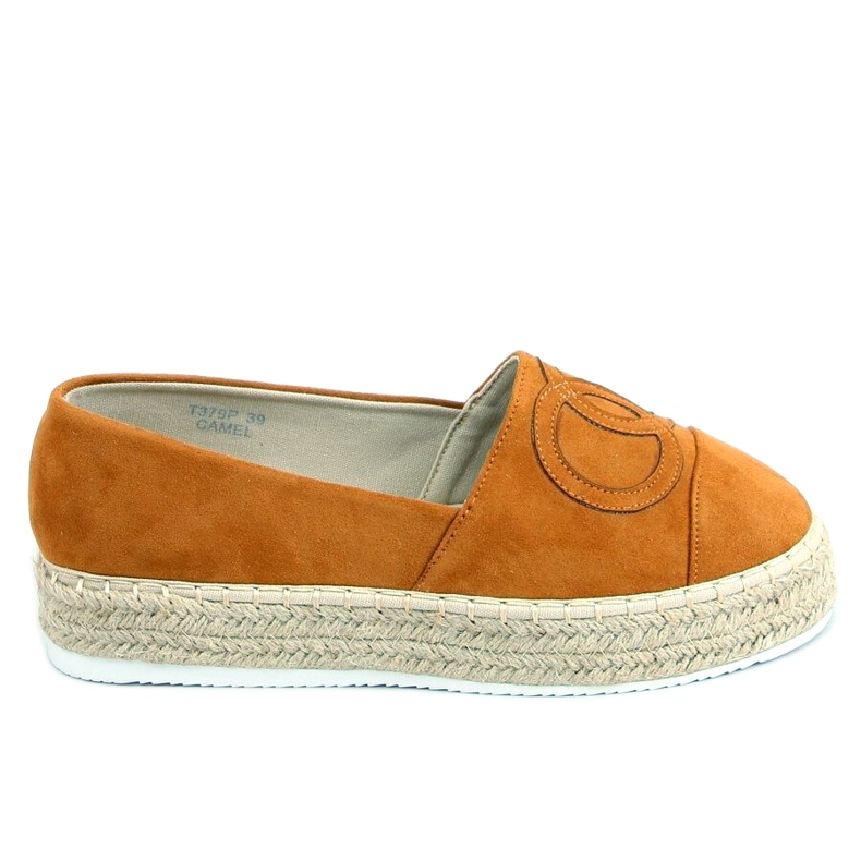 Espadrilles chanelkikikiki Wela Camel brown