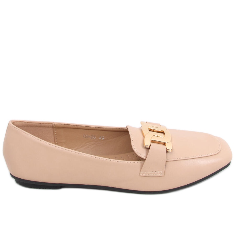 BM Paola Nude women's loafers beige BM Paola Nude women's loafers beige