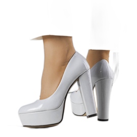 BM Gray high heel pumps from Kari grey