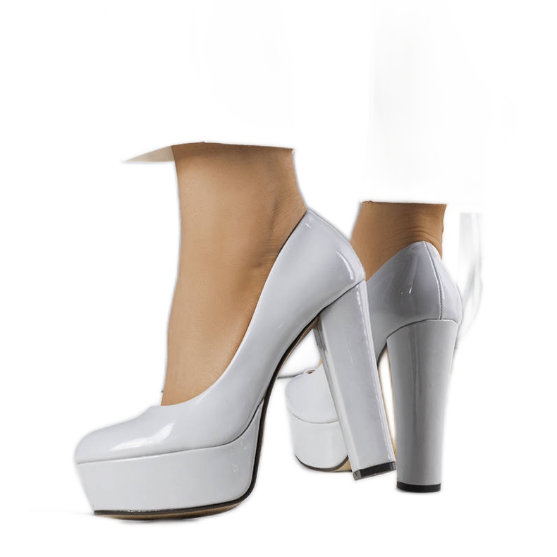 BM Gray high heel pumps from Kari grey