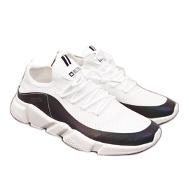 Women's sports shoes petrol white Big Star FF274A052