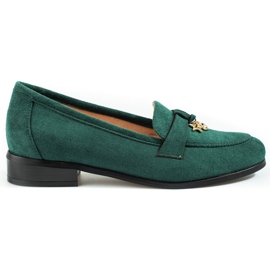 W. Potocki Ladies' Potocki dark green suede lords W. Potocki Ladies' Potocki dark green suede lords
