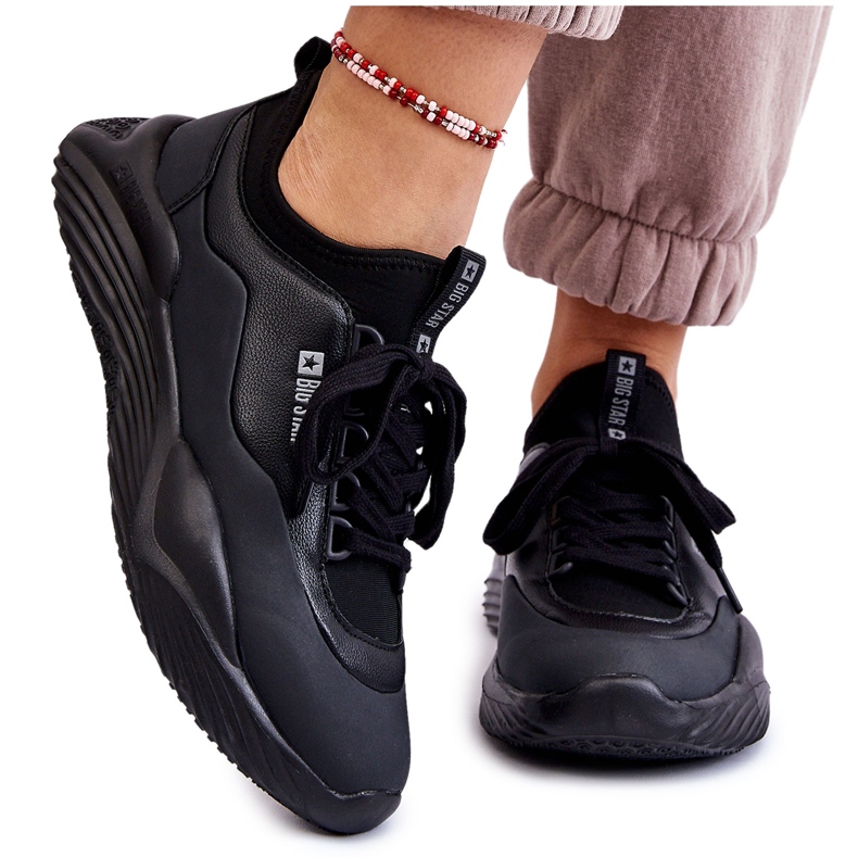 Women's Sneakers Memory Foam System Big Star LL274419 Black