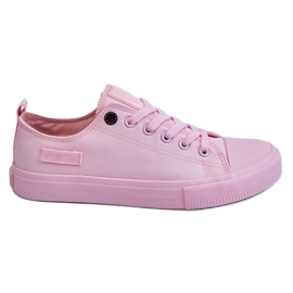 Women's Classic Low Sneakers Big Star LL274022 Light Pink