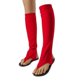Red flip-flops from Irma Red flip-flops from Irma