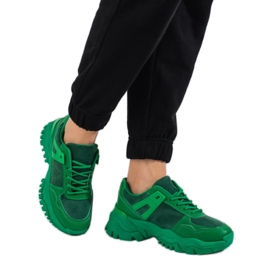 Women's Shelovet green sneakers Women's Shelovet green sneakers