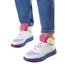 Colorful Elizabeth high-top sneakers multicolored
