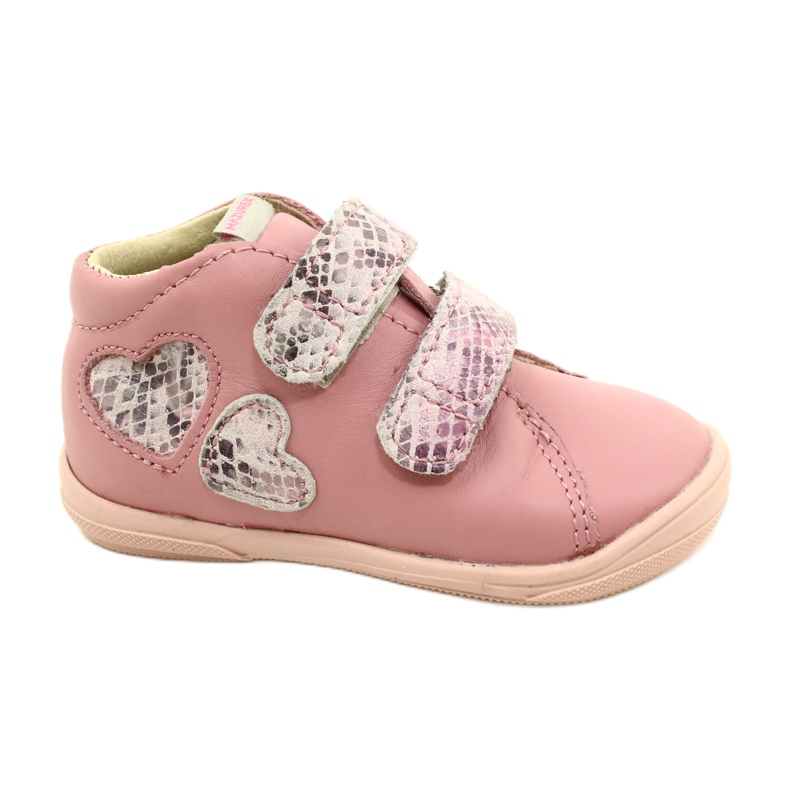 Velcro shoes Mazurek 1264 Pink Snake Hearts Velcro shoes Mazurek 1264 Pink Snake Hearts