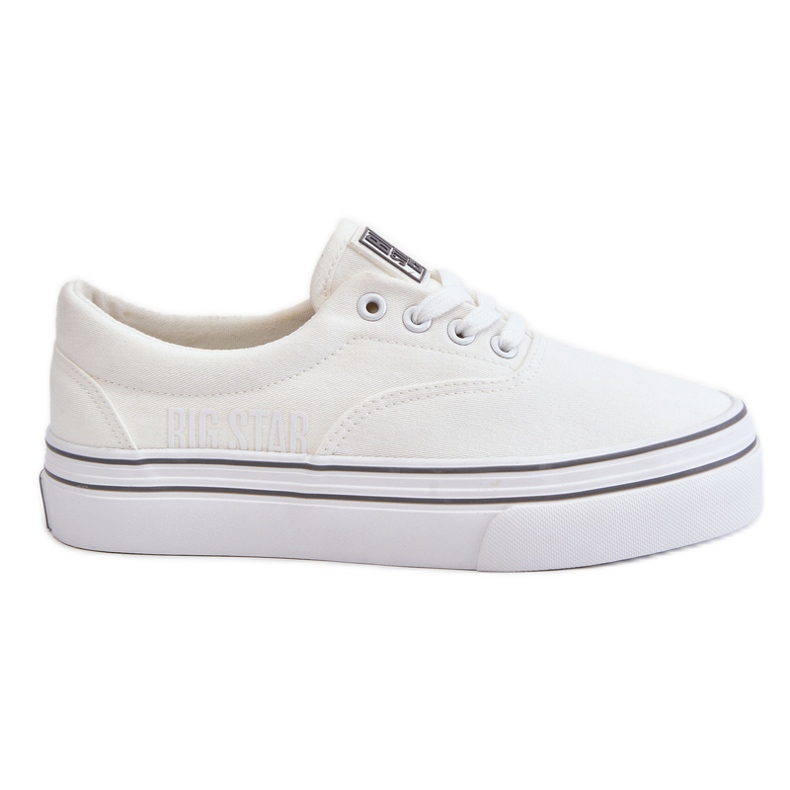 Women's Big Star Platform Sneakers LL274228 White