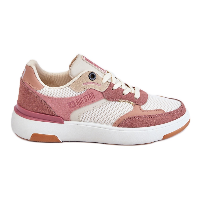 Women's Sport Shoes Sneakers Big Star LL274438 Pink-White Women's Sport Shoes Sneakers Big Star LL274438 Pink-White