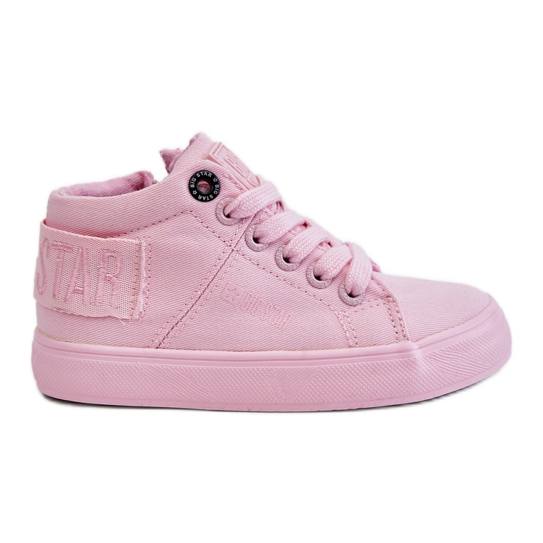 Children's Classic High Sneakers Big Star LL374003 Pink Children's Classic High Sneakers Big Star LL374003 Pink