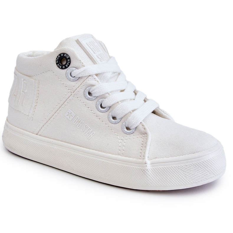 Children's Classic High Sneakers Big Star LL374002 White Children's Classic High Sneakers Big Star LL374002 White