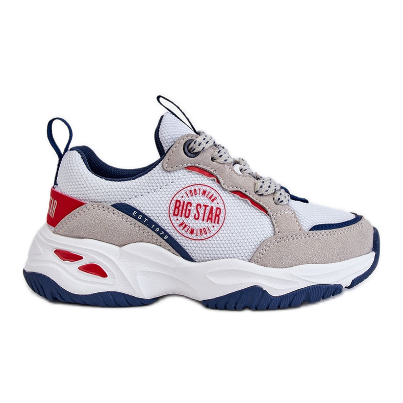 Children's Sports Shoes Memory Foam System Big Star JJ374269 White Children's Sports Shoes Memory Foam System Big Star JJ374269 White