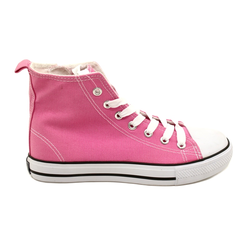 American Club Zipper Sneakers pink