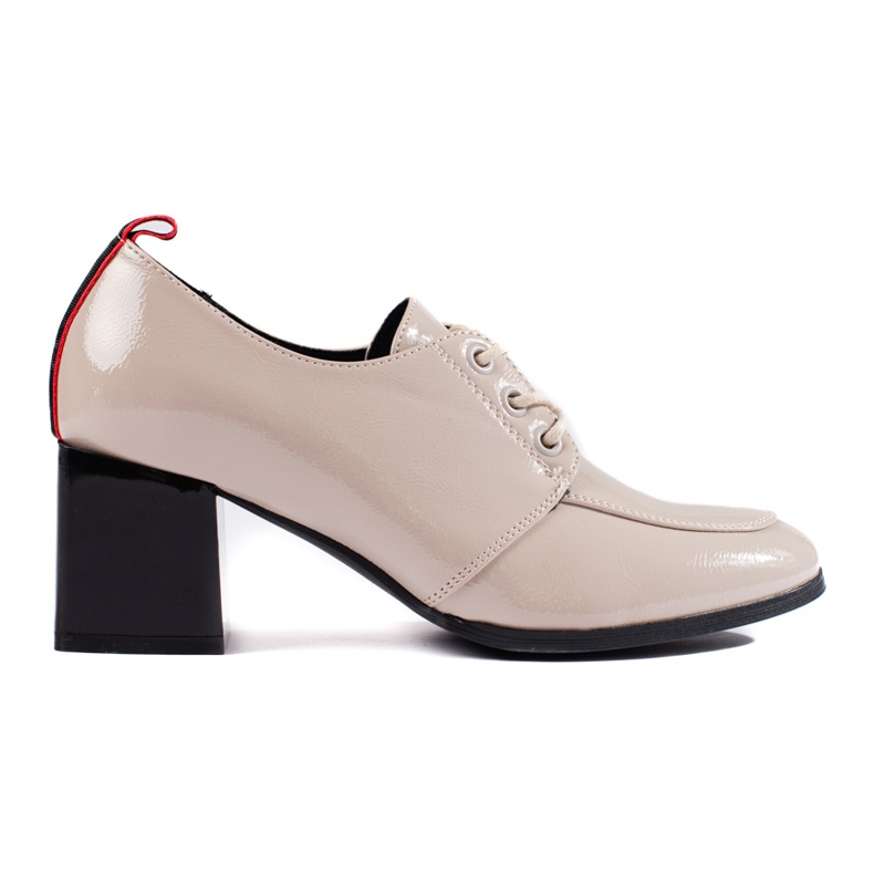 W. Potocki Lace-up women's shoes Potocki beige