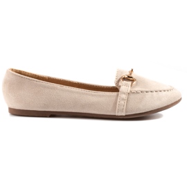 W. Potocki Women's beige loafers from Potocki W. Potocki Women's beige loafers from Potocki