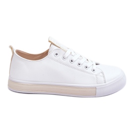 Classic Women's Sneakers White and Beige
