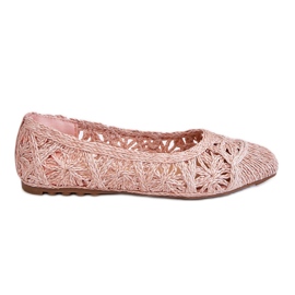 PS1 Openwork Fashionable Pink Thiago Ballerinas