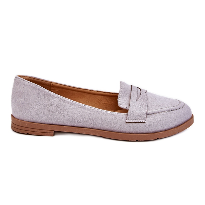 PS1 Comfortable Suede Women's Loafers Gray Lucca grey PS1 Comfortable Suede Women's Loafers Gray Lucca grey