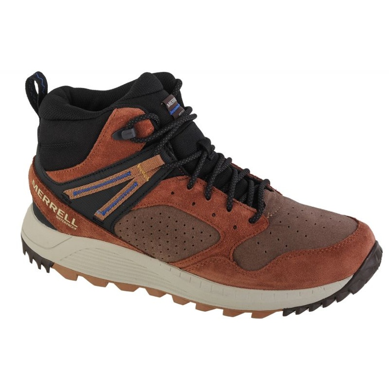 Merrell Wildwood Sneaker Mid Wp M J067299 shoes brown