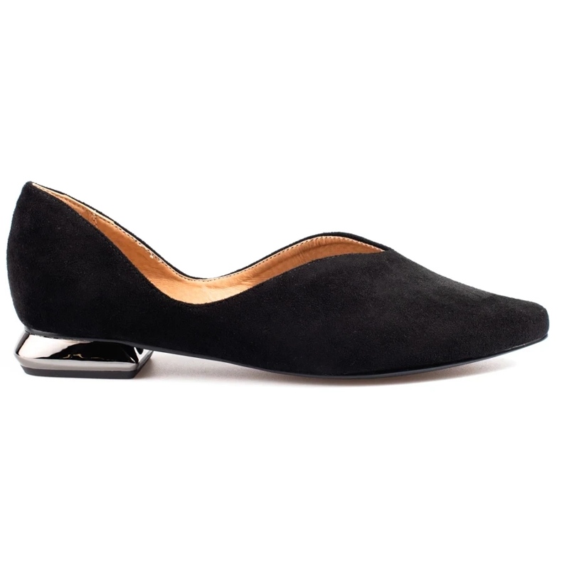 W. Potocki Women's suede ballerinas Potocki black