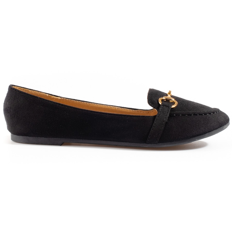 W. Potocki Women's black moccasins from Potocki