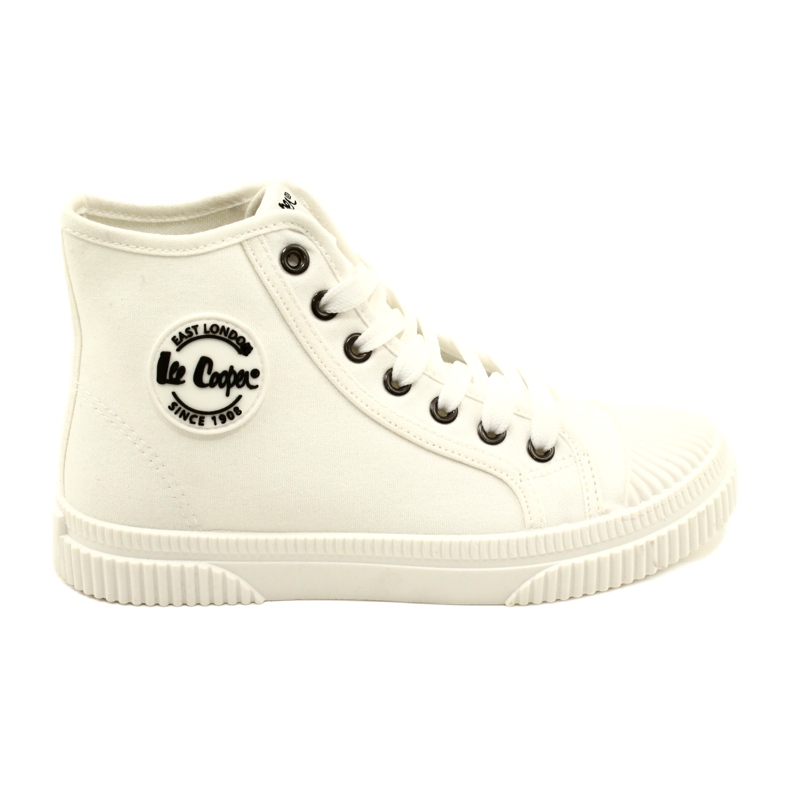 Women's high white trams Lee Cooper LCW-23-44-1607L