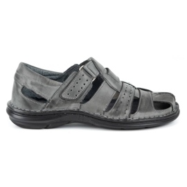 Olivier 467 Gray Men's Sandals grey