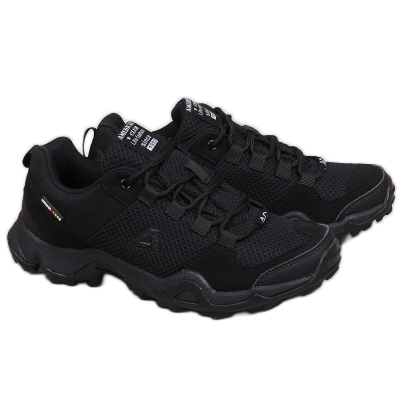Black American Club men's trekking sports shoes