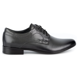 Olivier Men's formal leather shoes 277 gray grey