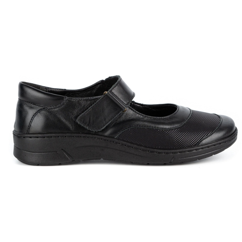 WASAK Women's velcro leather shoes 0580W black