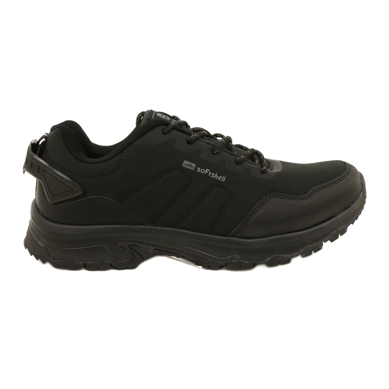 Men's softshell trekking sports shoes black McBraun