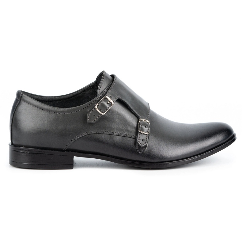 Olivier Monki 287LU gray formal leather shoes grey