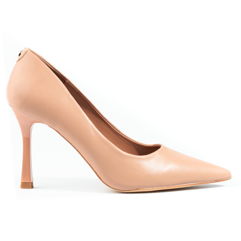 Women's Vinceza beige high heel pumps