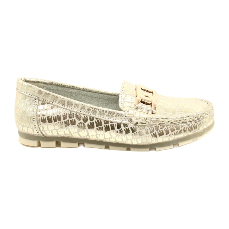Filippo DP3630/23 golden leather loafers beige