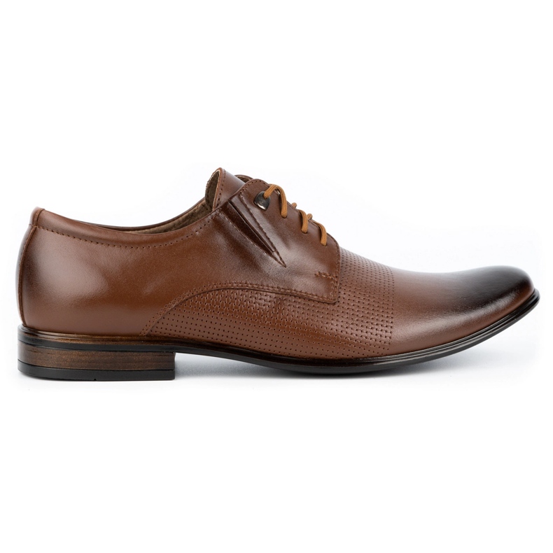 Olivier Men's elegant leather shoes 302T3 brown Olivier Men's elegant leather shoes 302T3 brown