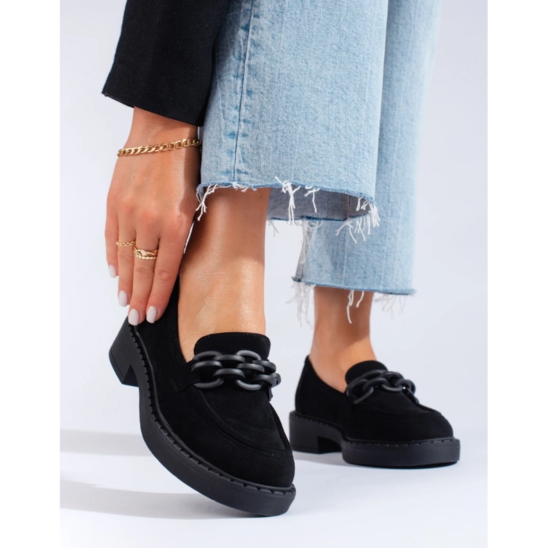 W. Potocki Women's loafers Potocki suede black