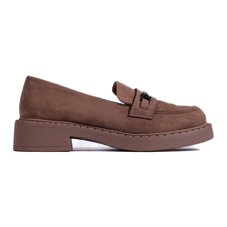 W. Potocki Potocki women's loafers on a brown platform