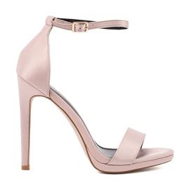 Shelovet Women's High Heel Sandals pink