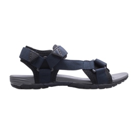 Men's sandals 4F H4L21-SAM005-31S navy blue