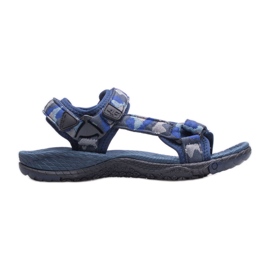 Boys' sandals 4F Junior HJL22-JSAM001-33S blue Boys' sandals 4F Junior HJL22-JSAM001-33S blue