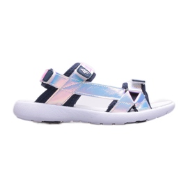Girls' sandals 4F Junior HJL22-JSAD002-90S pink Girls' sandals 4F Junior HJL22-JSAD002-90S pink