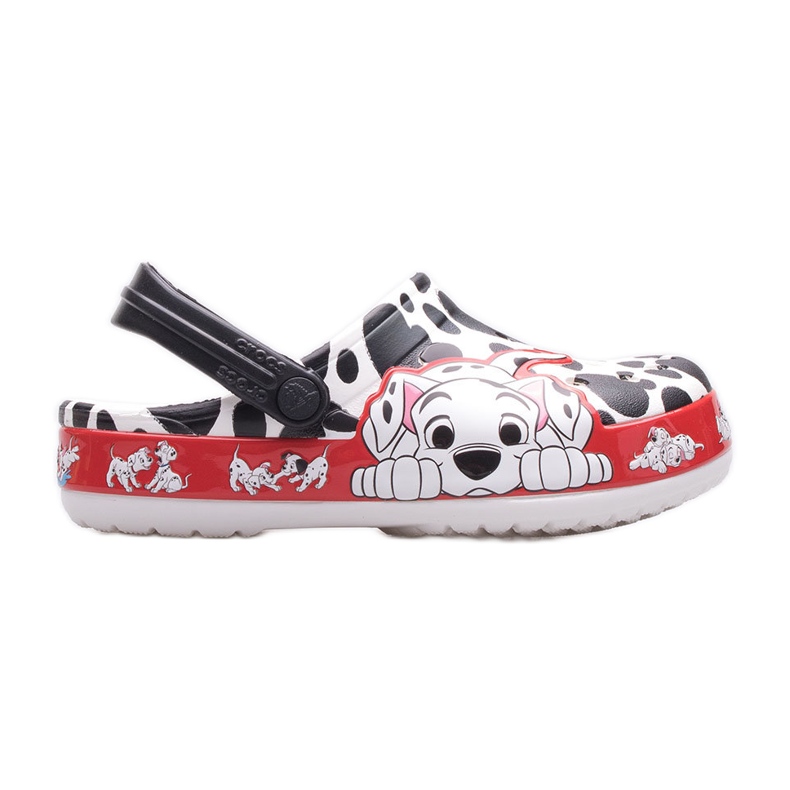 Children's clogs CROCS 101 Dalmatians Kids Clog 207483-100 white black