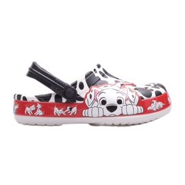 Children's clogs CROCS 101 Dalmatians Kids Clog 207485-100 white black
